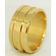 Aliança em Ouro Amarelo 18k  Personalizado.
